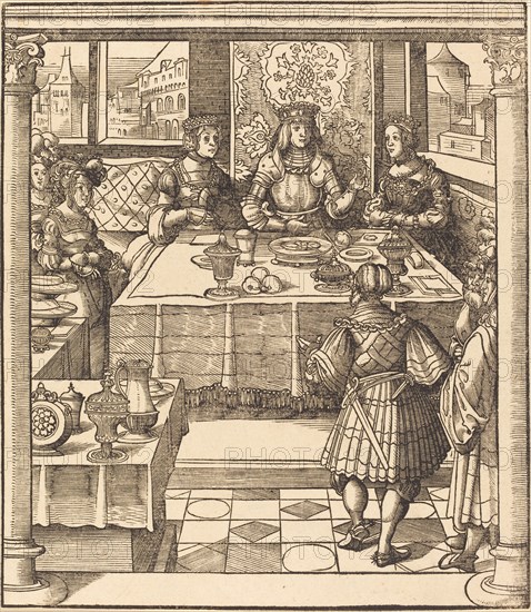 The Young White King between the Queen and Princess of the Feuereisen, 1514/1516.