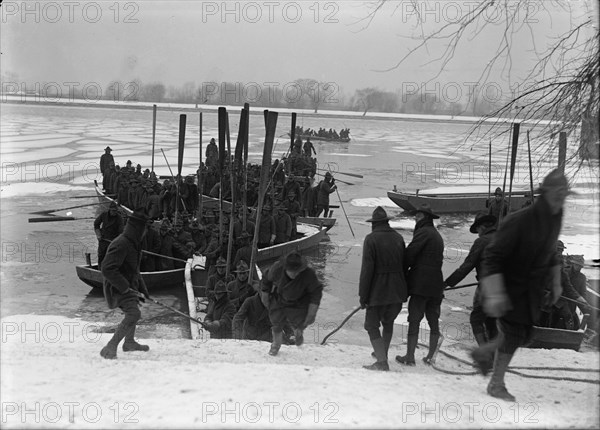 American University Training Camp - Engineers From Training Camp On Potomac, 1917.