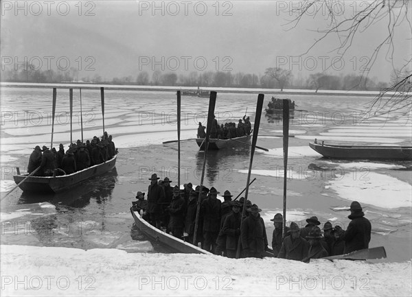 American University Training Camp - Engineers From Training Camp On Potomac, 1917.