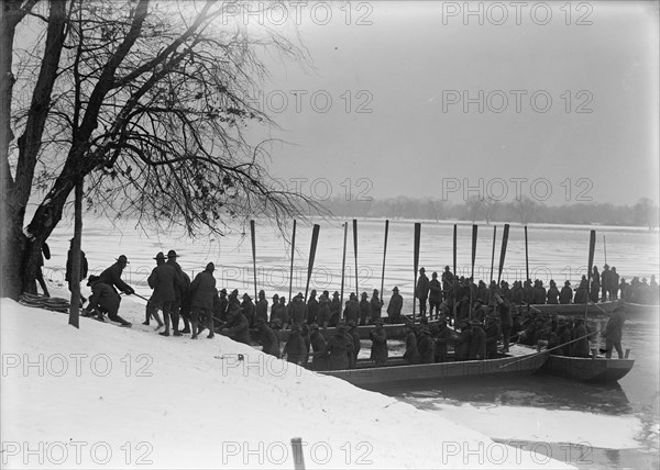 American University Training Camp - Engineers From Training Camp On Potomac, 1917.