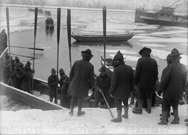 American University Training Camp - Engineers From Training Camp On Potomac, 1917.