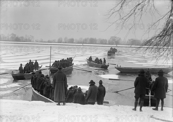 American University Training Camp - Engineers From Training Camp On Potomac, 1917.