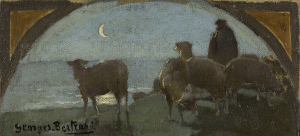 Esquisse pour la salle à manger de l'Hôtel de Ville : La viande de mouton, c.1893.