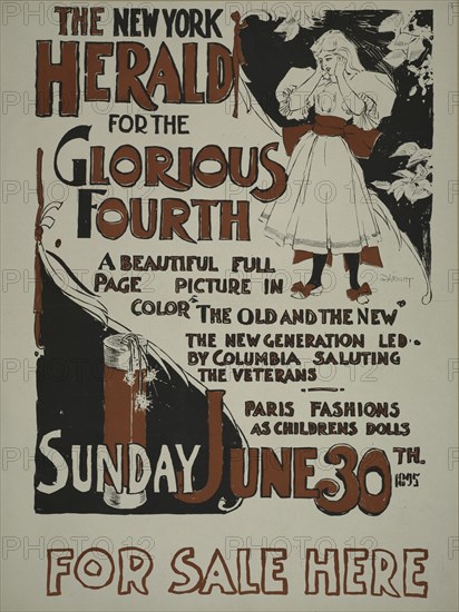 The New York Sunday herald for the glorious fourth. Sunday June 30th 1895., c1895.