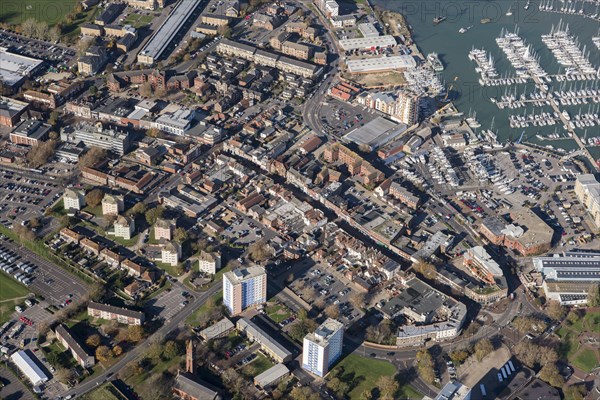 Gosport High Street Heritage Action Zone and town centre, Gosport, Hampshire, 2020.