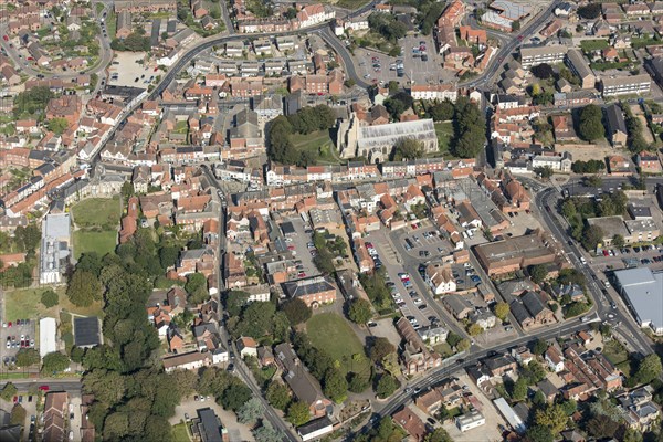 The High Street Heritage Action Zone and town centre, North Walsham, Norfolk, 2020.