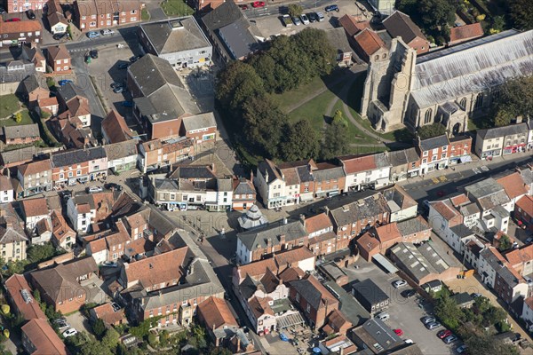 The High Street Heritage Action Zone and town centre, North Walsham, Norfolk, 2020.