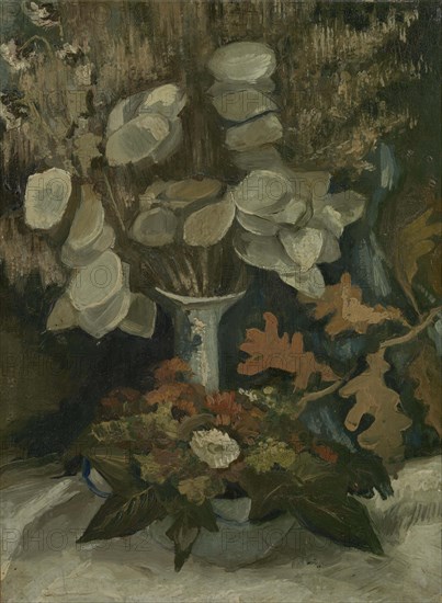 Vase with Honesty, 1884. Found in the collection of the Van Gogh Museum, Amsterdam.