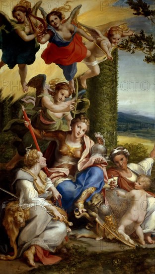Allegory of Virtues, ca 1529. Found in the collection of the Musée du Louvre, Paris.
