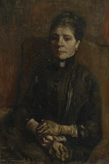 Portrait of a Woman, 1886. Found in the collection of the Van Gogh Museum, Amsterdam.