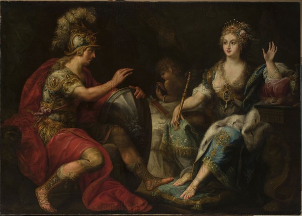 Aeneas and Dido, 17th century. Found in the collection of the Muzeum Narodowe, Warsaw.