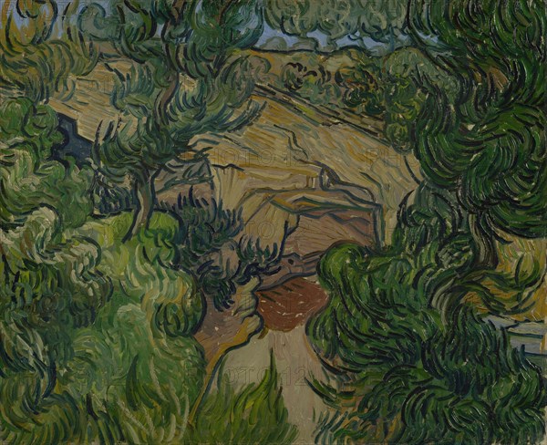 Entrance to a Quarry, 1889. Found in the collection of the Van Gogh Museum, Amsterdam.