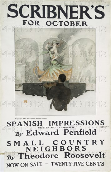 Scribner's for October., c1890 - 1907. [Publisher: Harper Publications; Place: New York]