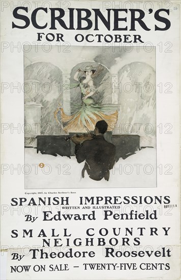 Scribner's for October., c1890 - 1907. [Publisher: Harper Publications; Place: New York]