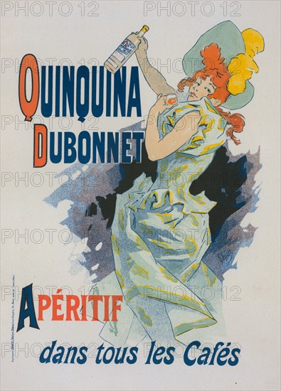 Affiche pour le "Quinquina Dubonnet"., c1896. [Publisher: Imprimerie Chaix; Place: Paris]
