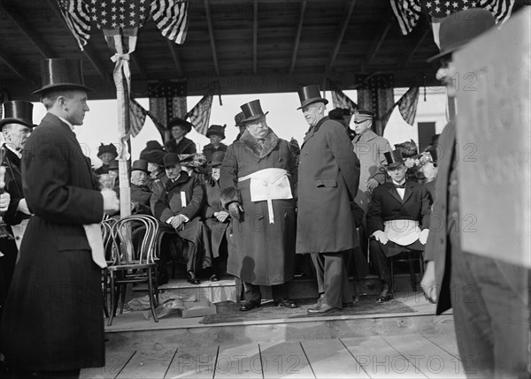 All Souls Church - Laying of A Cornerstone, Washington DC, 1913. Creator: Harris & Ewing.