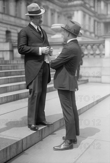 Count J.H. Von Bernstorff, Ambassador From Germany - Left, 1917.  Creator: Harris & Ewing.