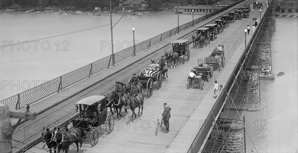 Funeral of Captain Charles T. Boyd, 10th Cavalry, U.S.A..., 1916. Creator: Harris & Ewing.