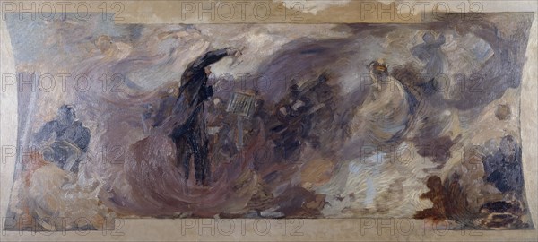 Esquisse pour le Petit Palais, galerie sud : La musique fantastique, between 1906 and 1917.