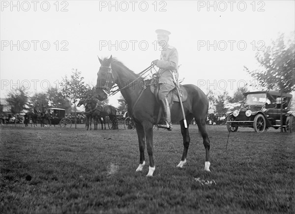 Colonel Nicolai Golejevski of Russian Embassy, Washington DC, 1913. Creator: Harris & Ewing.