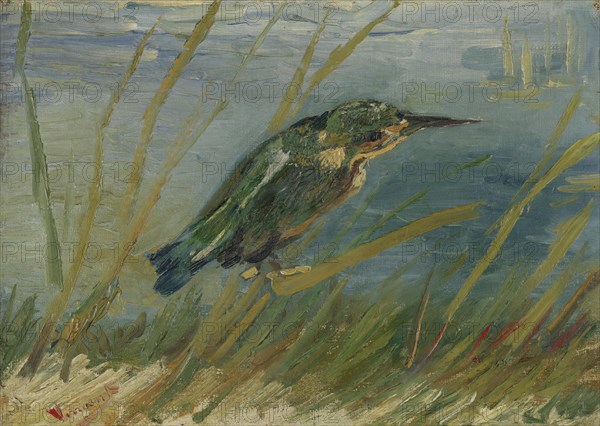 Kingfisher by the Waterside, 1887. Found in the collection of the Van Gogh Museum, Amsterdam.