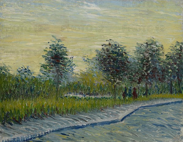Square Saint-Pierre at Sunset, 1887. Found in the collection of the Van Gogh Museum, Amsterdam.
