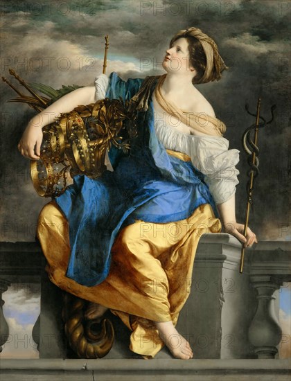 Public Felicity Triumphant over Dangers, ca 1624-1625. Creator: Gentileschi, Orazio (1563-1638).