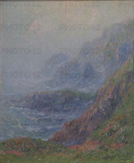 Foggy morning at Ouessant (Matinée brumeuse à Ouessant), 1901. Creator: Moret, Henry (1856-1913).