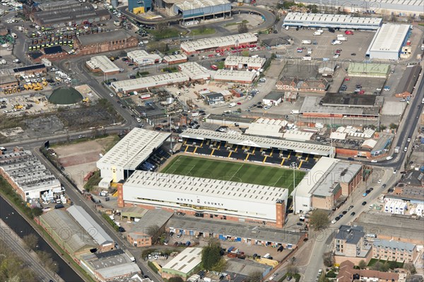 Meadow Lane, home of Notts County and Notts County Women Football Clubs, City of Nottingham, 2021.
