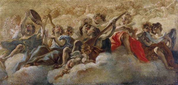 Musician Angels, 1672-1673. Found in the collection of the Musei Vaticani in Viale Vaticano, Rome.