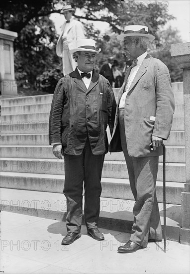 William Jennings Bryan, Rep. from Nebraska, with John R. Silliman, 1914.  Creator: Harris & Ewing.