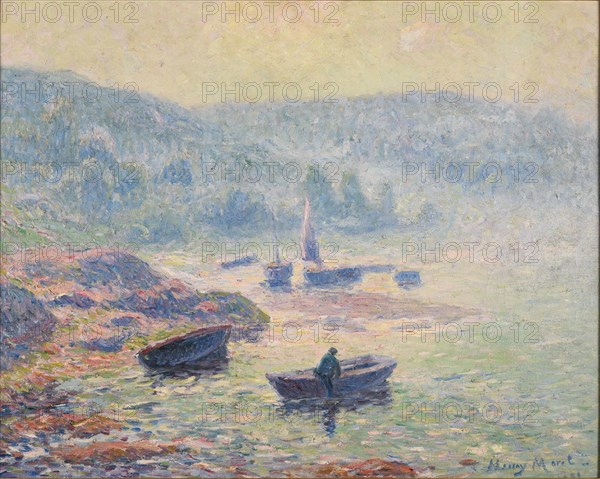 Brume sur la rivière à Pont-Aven, 1901. Found in the collection of the Musée des Beaux-Arts, Reims.