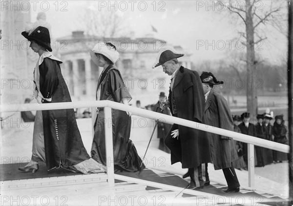 New Years Breakfasts, Pan American Union - Unidentified; 2 Ladies And 2 Men, [Washington, DC], 1912.