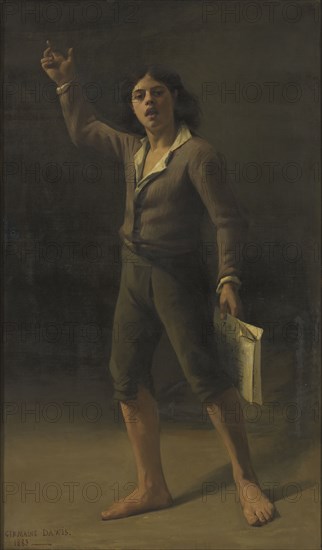 Enfant du peuple criant une victoire - 1793, (1883). Child of the people cries the news of a victory.