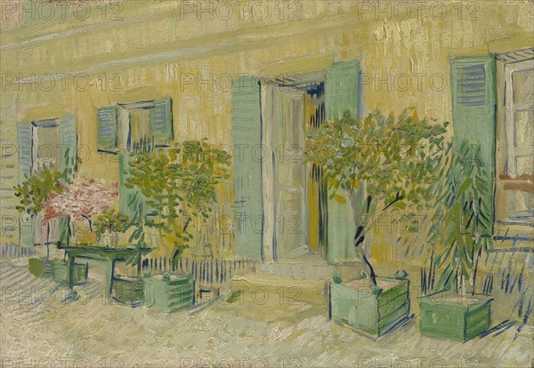 Exterior of a Restaurant in Asnières, 1887. Found in the collection of the Van Gogh Museum, Amsterdam.