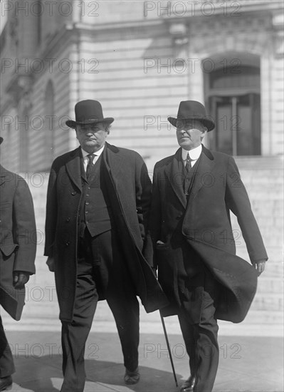 John Hollis Bankhead, Rep. from Alabama, with Son, William B. Bankhead, 1917. Creator: Harris & Ewing.