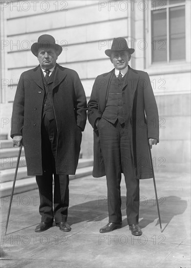 John Hollis Bankhead, Rep. from Alabama, with Son, William B. Bankhead, 1917. Creator: Harris & Ewing.