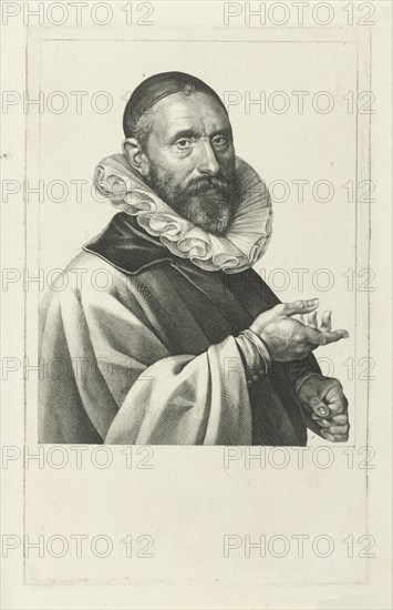 Portrait of the organist and composer Jan Pieterszoon Sweelinck (1561-1621), 1624. Private Collection.