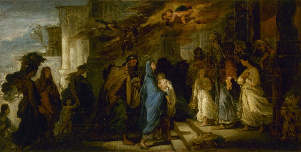 Esquisse pour l'église Notre-Dame-de-Lorette : la Présentation au temple, 1826. Creator: François Joseph Heim.