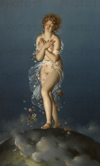 Flore caressée par Zéphyr (Flora Caressed by Zephyr), 1802. Creator: Gérard, François Pascal Simon (1770-1837).