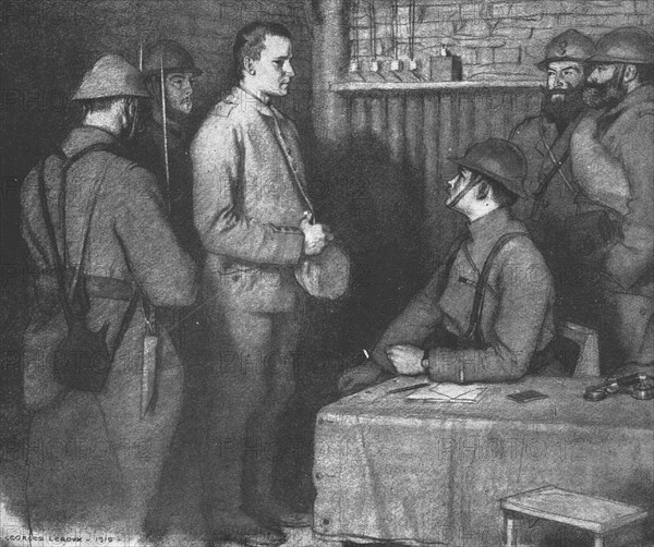 'Choses vues a la guerre; Les deux Polonais: Un soldat de nationalite polonaise...', 1915. Creator: Georges Leroux.