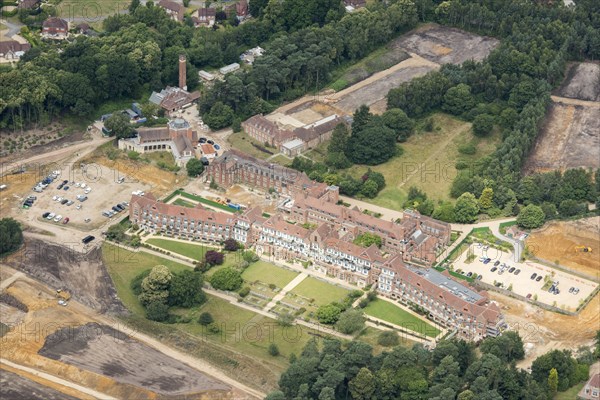 Former Edward VII Sanatorium now Edward VII Estate residential development, West Sussex, 2017. Creator: Damian Grady.