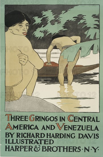 Three Gringos in Central America and Venezuela by Richard Harding Davis Illustrated..., c1896. Creator: Edward Penfield.