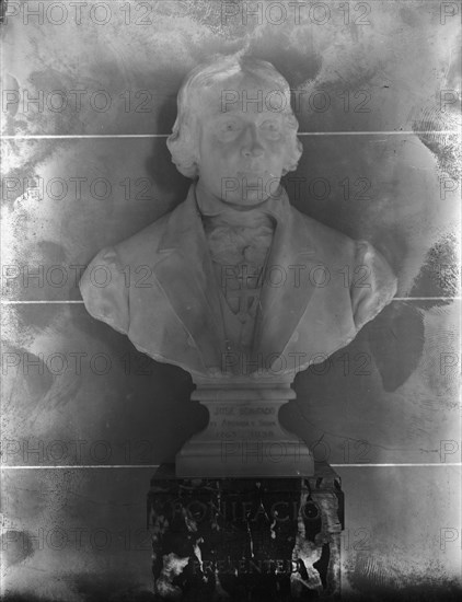 Jose De Andreda Silva Benefacio, Brazilian Priest, Bust In Hall of Patriots, Pan American..., 1911. Creator: Harris & Ewing.