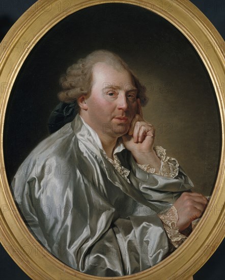 Portrait de Charles-Claude de Flahaut de la Billarderie, comte d'Angiviller (1730-1809)..., , c1771. Creator: Etienne Aubry.