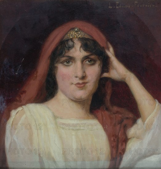 Portrait de Madeleine Roch (1885-1930), sociétaire de la Comédie-Française, dans le..., c1910-1913. Creator: Louis Edouard Paul Fournier.