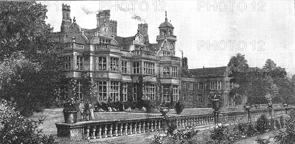 ''Melchet Court, Hampshire, where Mr and Mrs Stanley are spending their Honeymoon', 1890. Creator: Unknown.