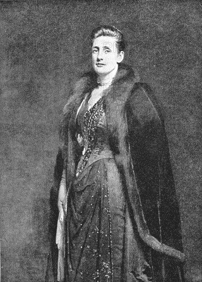 ''Mrs Thewlis Jackson', 1890. From "The Graphic. An Illustrated Weekly Newspaper", Volume 42. July to December, 1890.