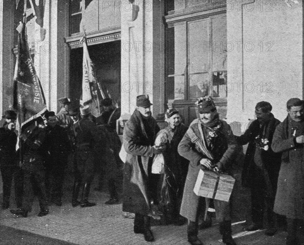 'La Guerre en Belgique et en France; De la prison a la Montagne : A Leysin...27 janvier 1916.', 1916 Creator: Unknown.