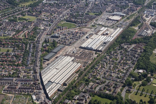 Crewe Railway Works, Cheshire East, 2017.